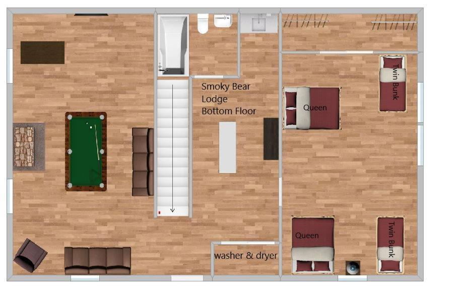 Smoky Bear Lodge With Guest House, Hot Tub, 1089 Free Tickets Each Paid Day, Dollywood And More Сивиървил Екстериор снимка
